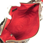 Louis Vuitton // Damier-Coated Canvas + Leather Evora Handbag // Damier Ebene + Brown // Pre-Owned