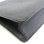 Louis Vuitton // Taiga Leather Veraiya Clutch Bag // Ardoise // Pre-Owned