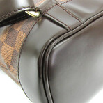 Louis Vuitton // Damier-Coated Canvas + Leather Soho Backpack // Damier Ebene // Pre-Owned
