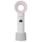 Digital Bladeless Desk & Portable Fan - 5 Speeds and Digital Display w/ Type C (Blue)