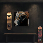 Cigar Lounge In Black by Sunflowerman (18"H x 18"W x 1.5"D)