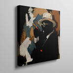 Cigar Lounge In Black by Sunflowerman (18"H x 18"W x 1.5"D)