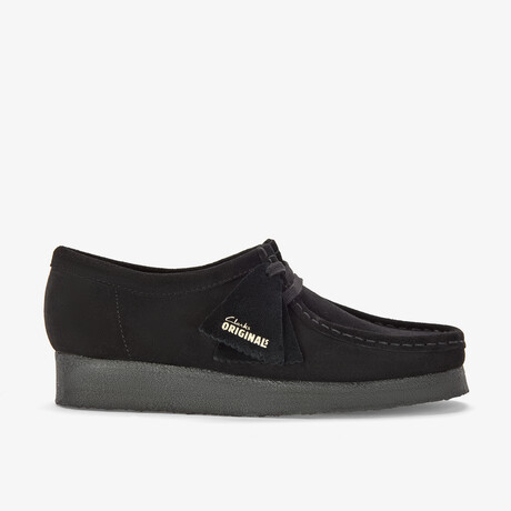 Wallabee // Moccasin // Black Suede (US: 7)