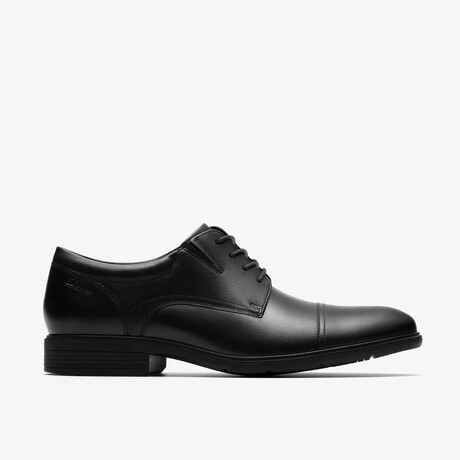 Steadwell Cap // Cap-Toe Derby // Black Leather (US: 7)