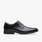 Whiddon Cap // Cap-Toe Oxford // Black Leather (US: 7)