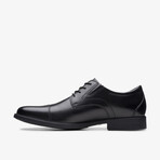 Whiddon Cap // Cap-Toe Oxford // Black Leather (US: 7)