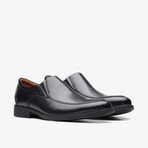 Whiddon Step // Slip-On Loafer // Black Leather (US: 10.5)