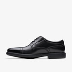 Dresslite Cap // Cap-Toe Oxford // Black Leather (US: 10.5)