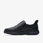 Mullan Step // Slip-On Loafer // Black Leather (US: 11.5)