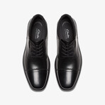 Dresslite Cap // Cap-Toe Oxford // Black Leather (US: 10.5)
