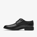 Steadwell Lace // Derby // Black Leather (US: 9.5)
