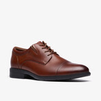Steadwell Cap // Cap-Toe Derby // Dark Tan Leather (US: 10)