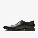 Tilden Cap // Cap-Toe Oxford // Black Leather (US: 7)