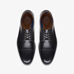 Whiddon Cap // Cap-Toe Oxford // Black Leather (US: 7)