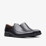 Whiddon Step // Slip-On Loafer // Black Leather (US: 10.5)