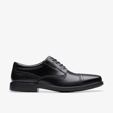 Dresslite Cap // Cap-Toe Oxford // Black Leather (US: 7)