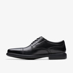 Dresslite Cap // Cap-Toe Oxford // Black Leather (US: 10.5)