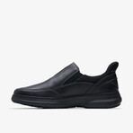 Mullan Step // Slip-On Loafer // Black Leather (US: 11.5)