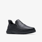 Mullan Step // Slip-On Loafer // Black Leather (US: 11.5)