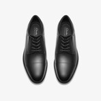 Steadwell Cap // Cap-Toe Derby // Black Leather (US: 11)
