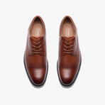 Steadwell Cap // Cap-Toe Derby // Dark Tan Leather (US: 10)