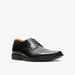 Tilden Cap // Cap-Toe Oxford // Black Leather (US: 7)