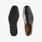 Tilden Cap // Cap-Toe Oxford // Black Leather (US: 7)