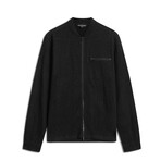 Webster // Long Sleeve Jacquard Sport Shirt // Black (XS)