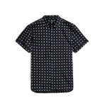 Loren // Short Sleeve Sport Shirt // Black Multi (XS)