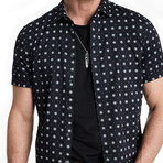 Loren // Short Sleeve Sport Shirt // Black Multi (XS)