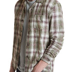 Stanton // Long Sleeve Reversible Sport Shirt // Dark Moss (S)