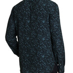 Tara // Sport Shirt – Regular Collar // Oiled Blue (XS)