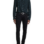 Tara // Sport Shirt – Regular Collar // Oiled Blue (XS)