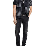 Loren // Short Sleeve Sport Shirt // Black Multi (XS)