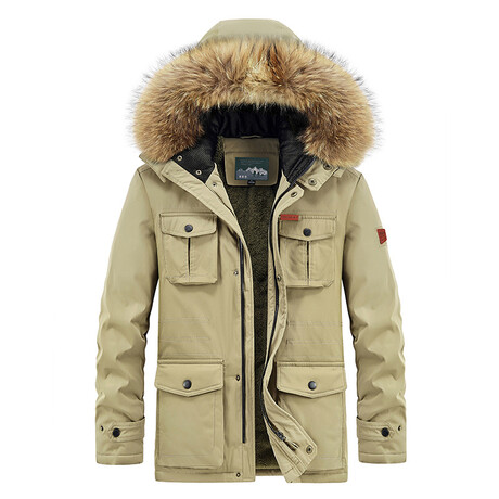 Parka Jacket // Khaki (XS)