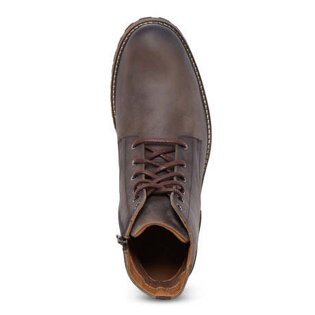 Hoyt // Plain Toe Zipper Boot // Brown (US: 8)