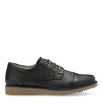Ike // Cap Toe Oxford // Black (US: 11.5)