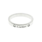 Cartier // Platinum C De Cartier Diamond Ring // Ring Size: 8 // Store Display