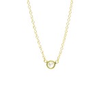 Tiffany & Co. // 18k Yellow Gold Diamonds By The Yard Diamond Pendant Necklace // 15.74" // Store Display