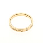 Tiffany & Co. // 18k Rose Gold Flat Diamond Ring // Ring Size: 6 // Store Display
