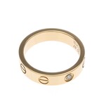 Cartier // 18k Rose Gold Mini Love Diamond Ring // Ring Size: 4 // Store Display