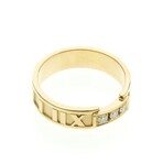 Tiffany & Co. // 18k Rose Gold Atlas Diamond Ring // Ring Size: 7 // Store Display