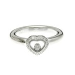 Chopard // 18k White Gold Happy Diamonds Heart Diamond Ring // Ring Size: 6 // Store Display