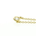 Tiffany & Co. // 18k Yellow Gold Diamonds By The Yard Diamond Pendant Necklace // 15.74" // Store Display
