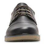 Ike // Cap Toe Oxford // Black (US: 11.5)
