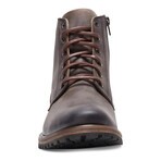 Hoyt // Plain Toe Zipper Boot // Brown (US: 10)