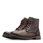 Hoyt // Plain Toe Zipper Boot // Brown (US: 10)