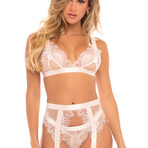 Janet 3PC Bra Set // Silver Peony (S/M)