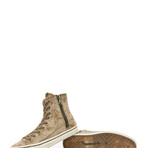 Vulc Zip High Top // Distressed Brown (7.5)