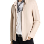 Bernard Band Collar Shirt // Hay (46)